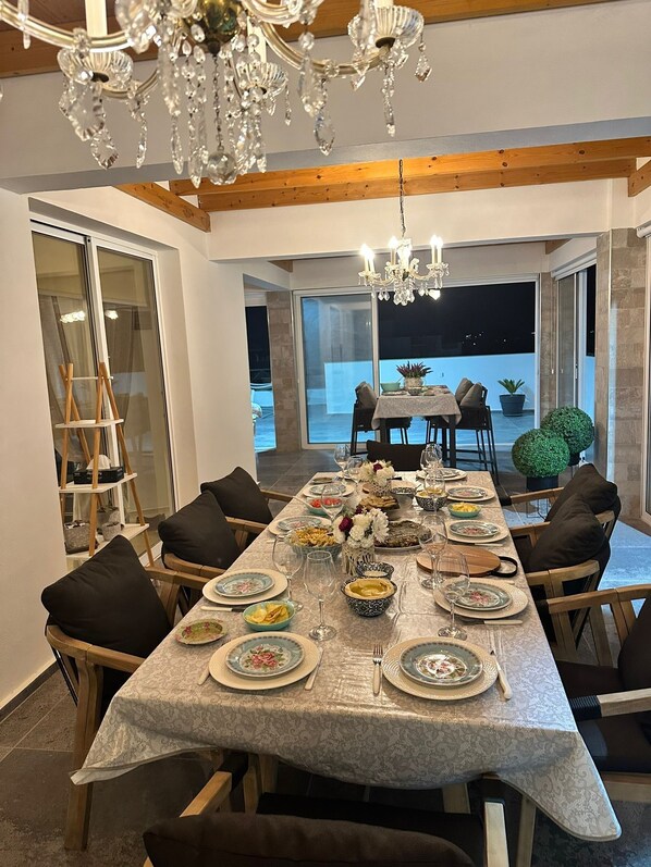 Maison, 3 chambres, accessible aux personnes à mobilité réduite, fumeur | Salle à manger