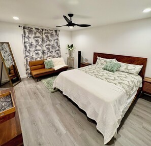 3 soverom, strykejern/-brett, reiseseng for barn og wi-fi (inkludert)