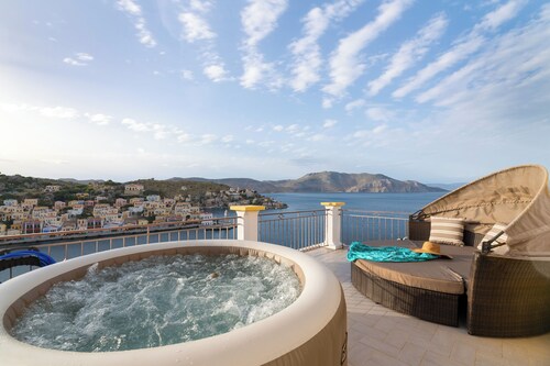 House in Symi with sea view
