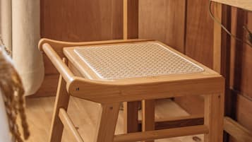 Standard Double Room | In-room safe, desk, laptop workspace, iron/ironing board
