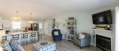 تلفزيون، مدفأة