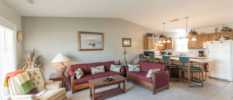 TV, DVD player, offices