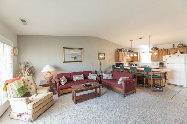 TV, DVD player, offices