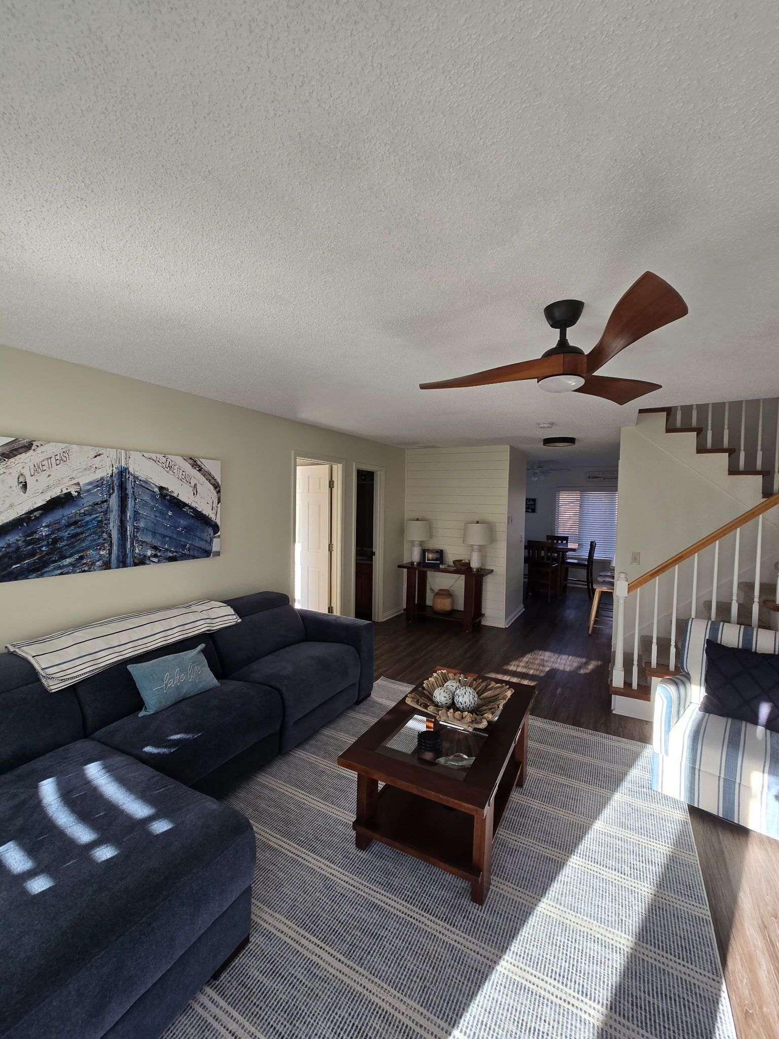 TV, fireplace, DVD player