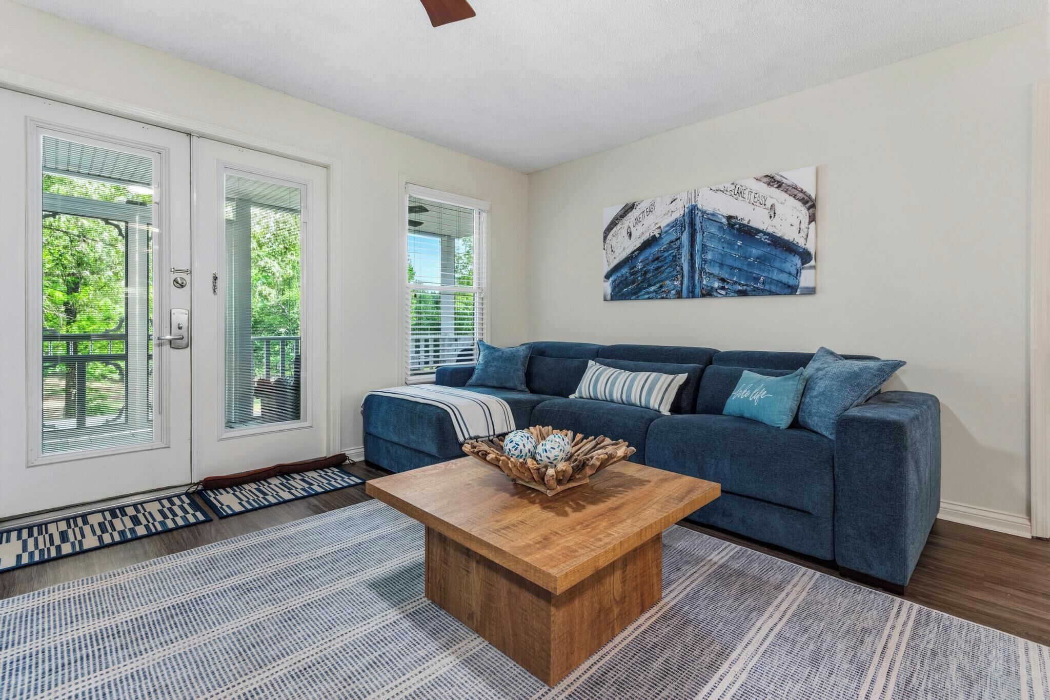 TV, fireplace, DVD player