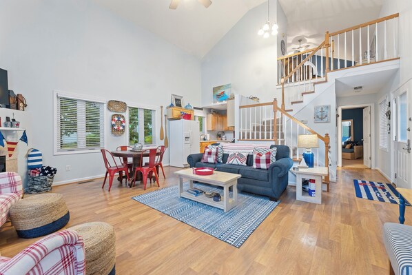 TV, fireplace, DVD player