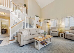 TV, fireplace, DVD player - Two Bedroom Bayside Condo (Grand Rivers)