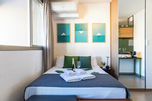 Appartement | 1 chambre, espace de travail pour ordinateur portable