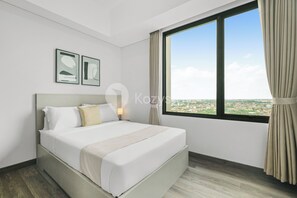 Căn hộ, 2 phòng ngủ, quang cảnh thành phố | 2 phòng ngủ, bàn ủi/dụng cụ ủi quần áo 