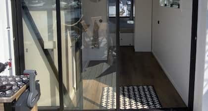 Live next to the sea in a houseboat in the middle of Karlskrona City Center
