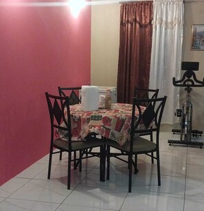 House, 1 Bedroom, Smoking, Balcony | Dining room - Charming Piarco Home With Garden View (Piarco)