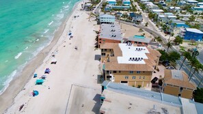 On the beach