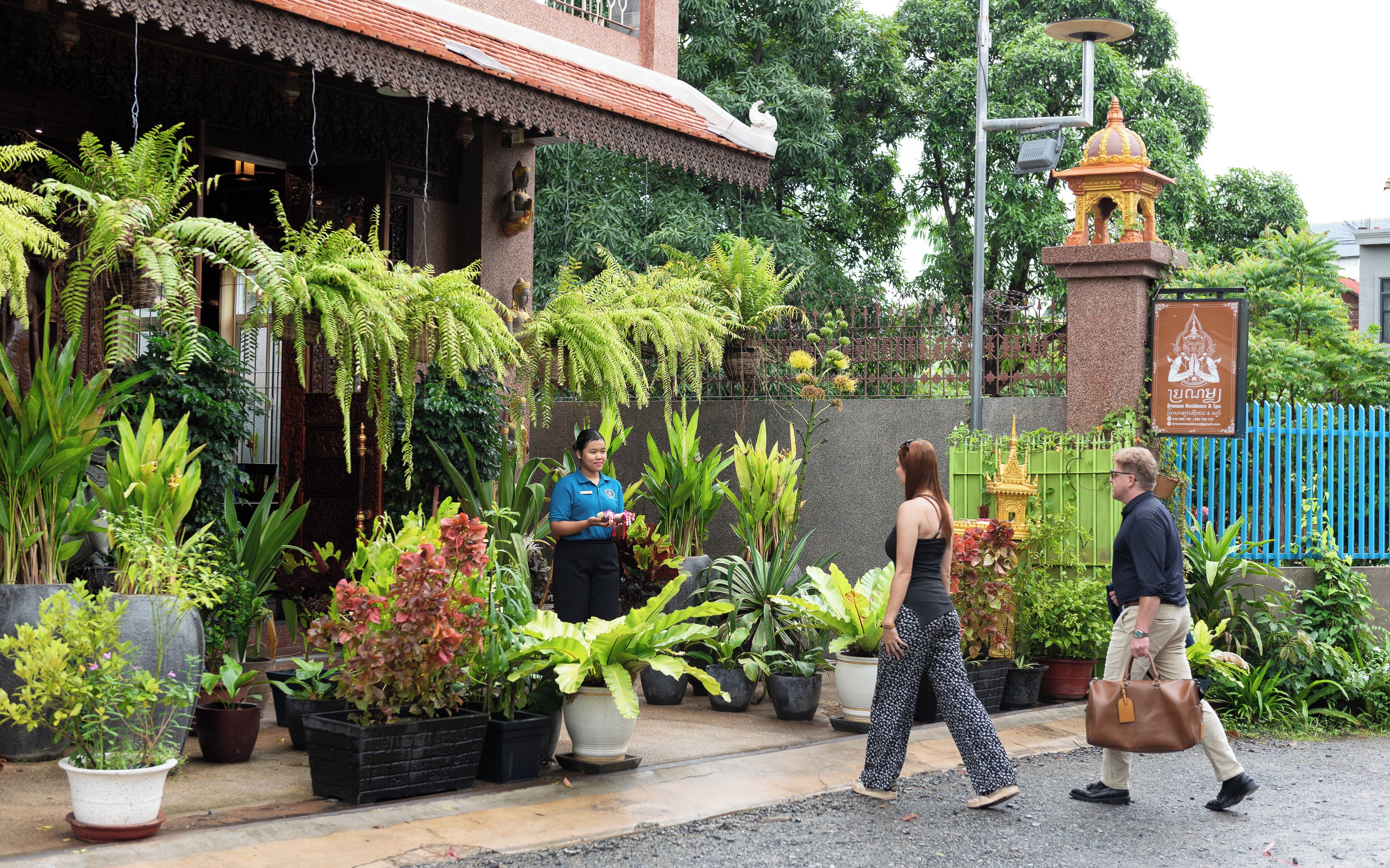Overnatningsstedets facade