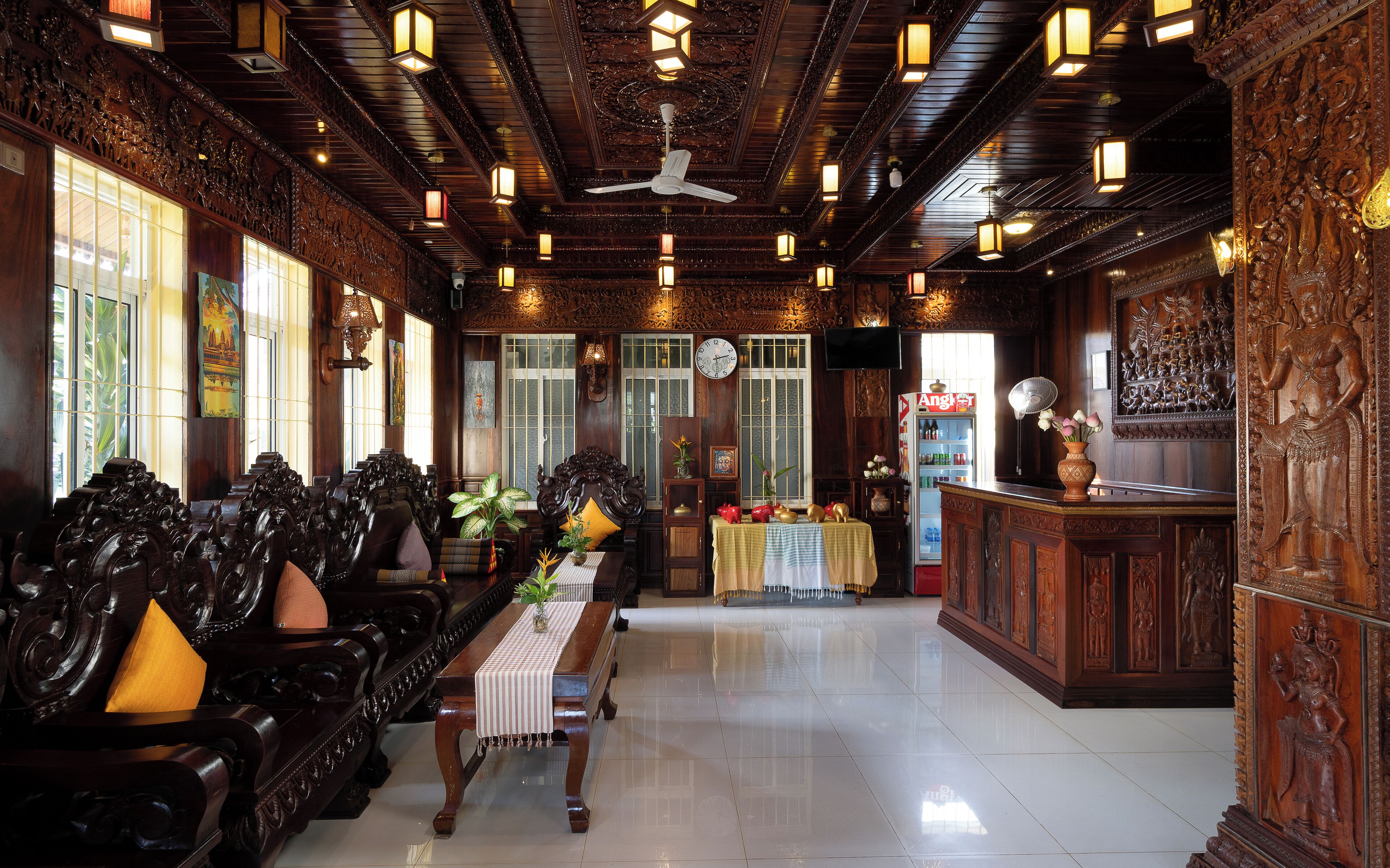 Khu tiếp khách ở sảnh