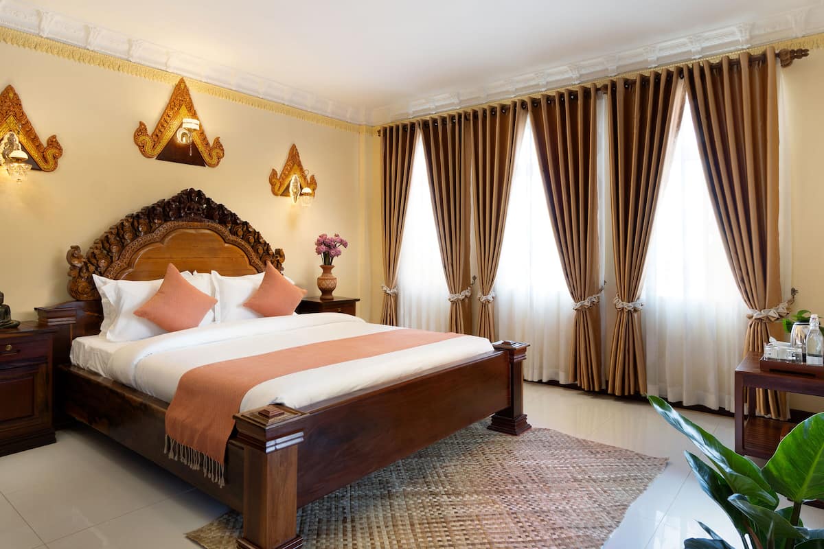 Pillowtop-Betten, Minibar, Zimmersafe, individuell dekoriert