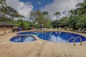 Pool - Ground floor Poipu condo steps to beach and pool access summer deals (Koloa)