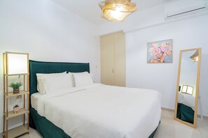 Apartment, 2 Bedrooms, Patio | 2 bedrooms, in-room safe, soundproofing, iron/ironing board - Sueño Seaside Residence (Agia Pelagia)