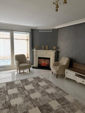 Appartement Luxe, vue jardin | Coin séjour