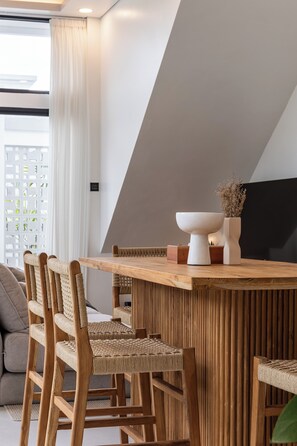 Opções para refeição no quarto