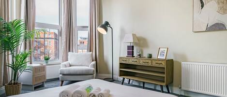 2 Schlafzimmer, Bügeleisen/Bügelbrett, kostenloses WLAN, Bettwäsche