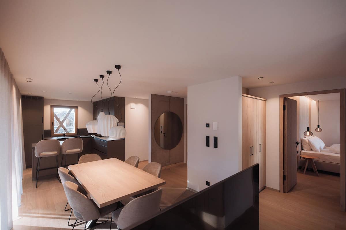 Luxury Penthouse, 2 Bedrooms, Mountain View | Living area | 55-inch LED TV with digital channels