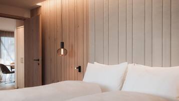 Luxury Penthouse, 2 Bedrooms, Mountain View | Hypo-allergenic bedding, down duvets, in-room safe, desk