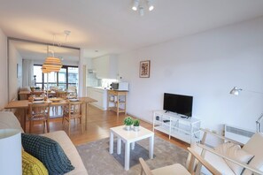 House | Living room - Studio by the Beach With Sea View (Koksijde)