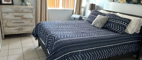 1 多间卧室、熨斗/熨衣板、WiFi、床单