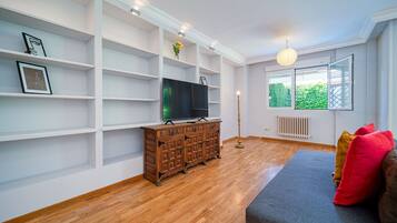 Familiekamer, uitzicht op tuin