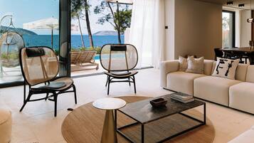 Biệt thự có tầm nhìn toàn cảnh | Khu phòng khách