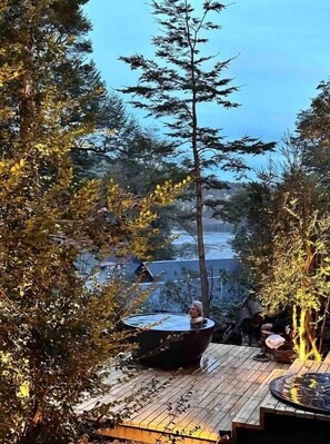 Idromassaggio all'aperto