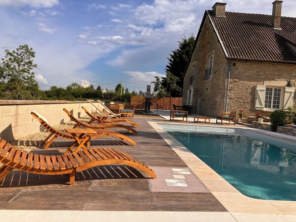 Beheizter Pool