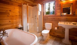 Towels, soap, shampoo, toilet paper