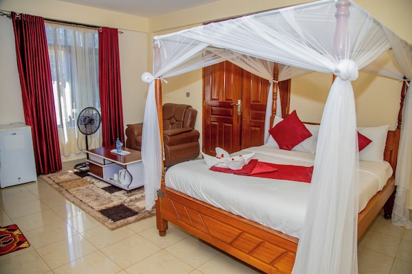 Blackout drapes, iron/ironing board, WiFi (free)