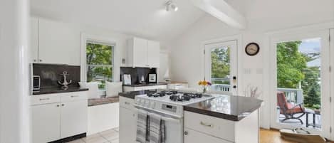 Microwave, oven, stovetop