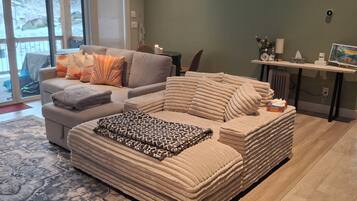 TV connectée, cheminée