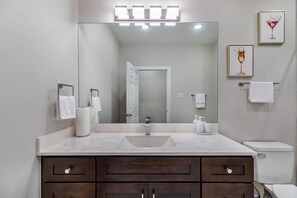 Towels, soap, toilet paper