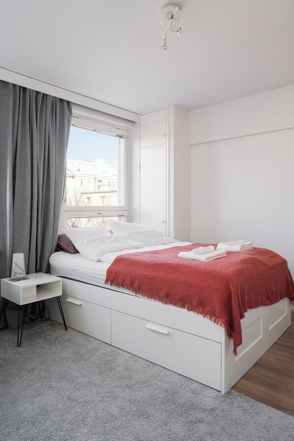 1 bedroom, blackout curtains, free WiFi - Modern Studio Apartment in Lönnrotinkatu (Helsinki)