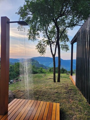 Terrace/patio - Bergview Chalet Echaporã Romanticism between Campos do Jordão and São Bento do Sapucaí (Luminosa)