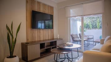 Apartment | Living area | 46-inch TV with digital channels