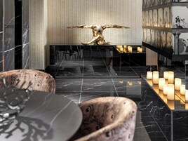 Chain Bridge Penthouse with Terrace | Living area | Smart TV