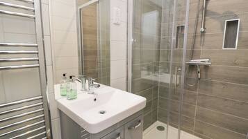 Shower, hair dryer