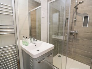 Shower, hair dryer