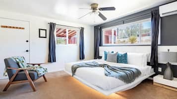 2 soverom, skrivebord, strykejern/-brett og wi-fi (inkludert)