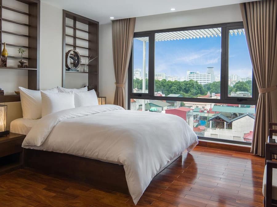 Executive-Zimmer, Stadtblick | Wohnbereich