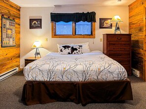 1 bedroom, desk, iron/ironing board, travel cot