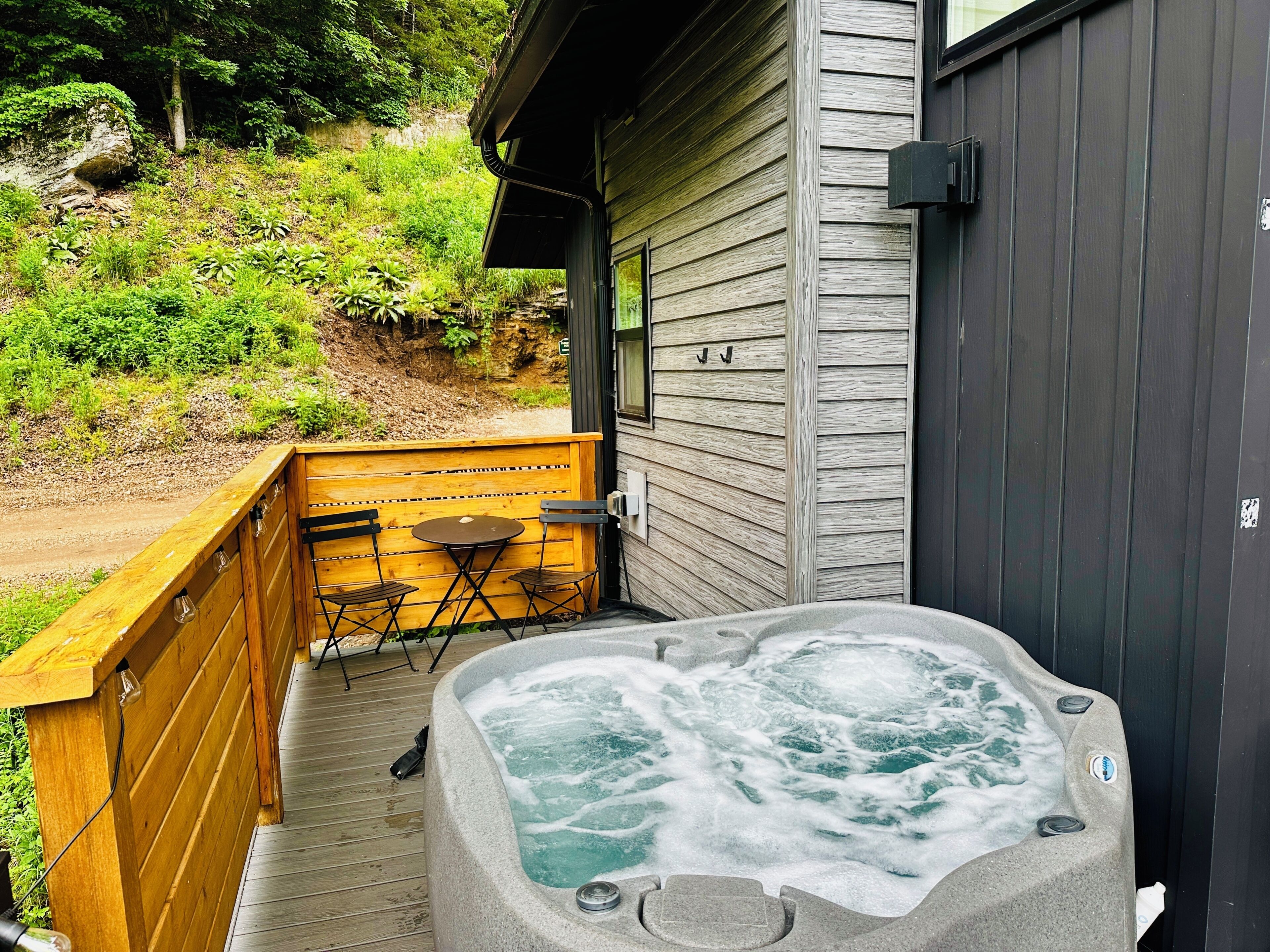 Bain à remous extérieur