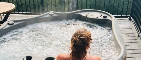 Baignoire à remous extérieure
