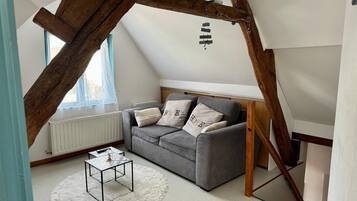 Televisión, libros, oficina