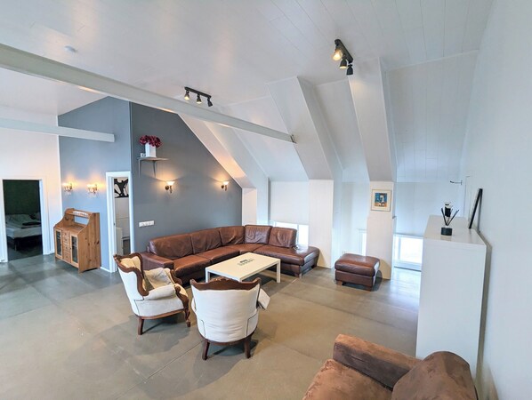 Apartment, 3 Schlafzimmer, Nichtraucher, Küche | Wohnbereich